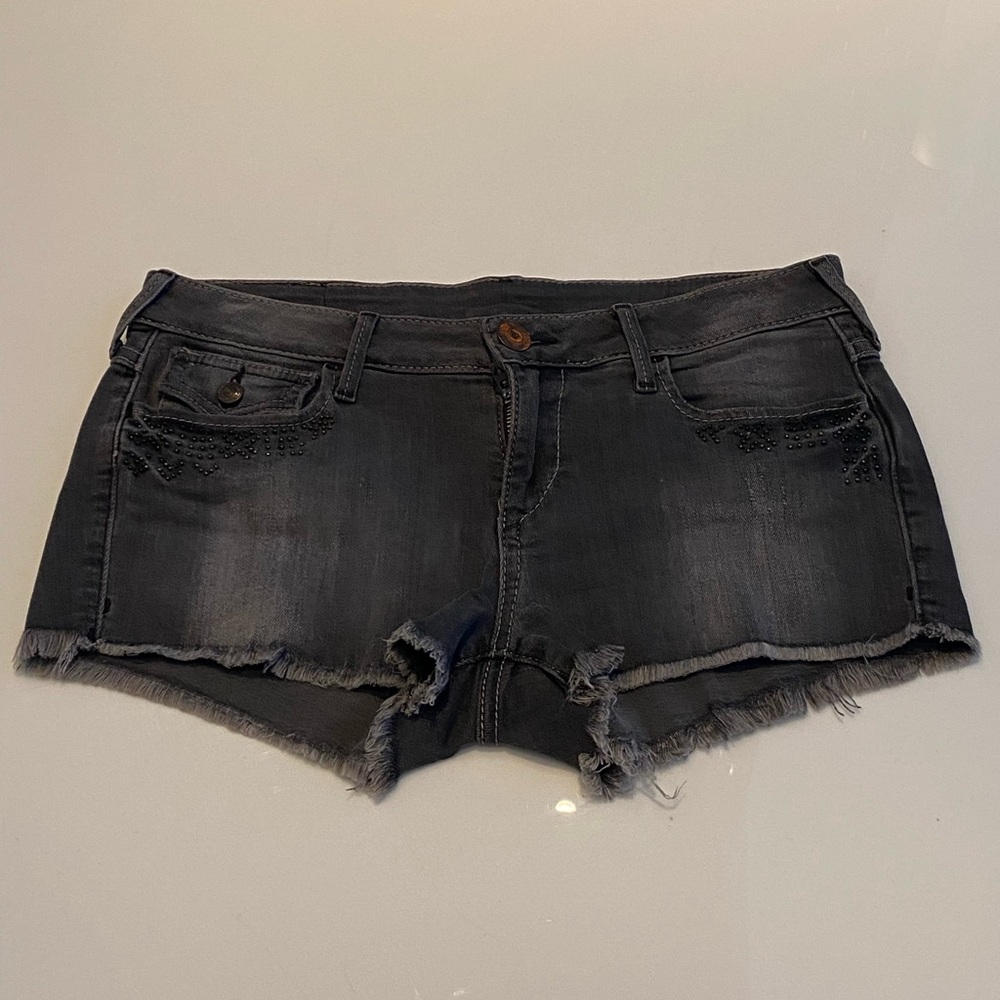 True Religion Women's Gray Shorts